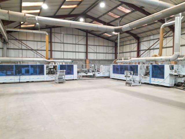 Squaring/Edgebanding Line HOMAG + LIGMATECH KFL 525 + KFL 526