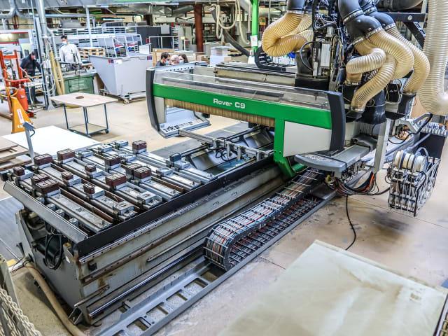 CNC Machine Centers For Routing, Drilling And Edgebanding. BIESSE ROVER C 9.65 CONF.2 TWIN