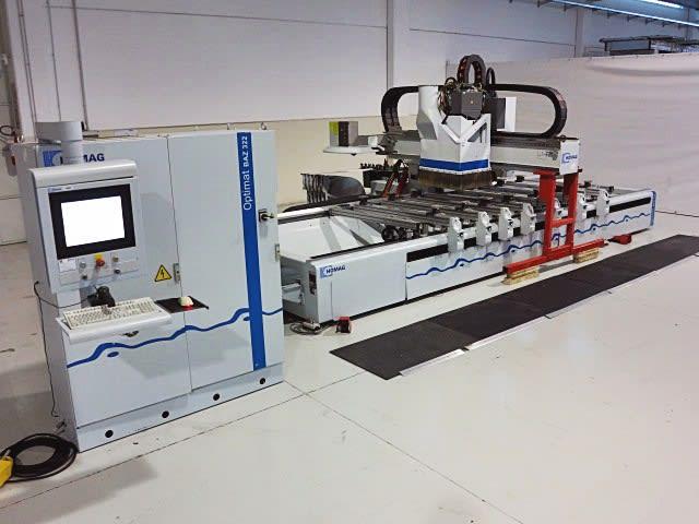 Cnc Machine Centers For Routing, Drilling And Edgebanding. HOMAG BAZ 322/40/K